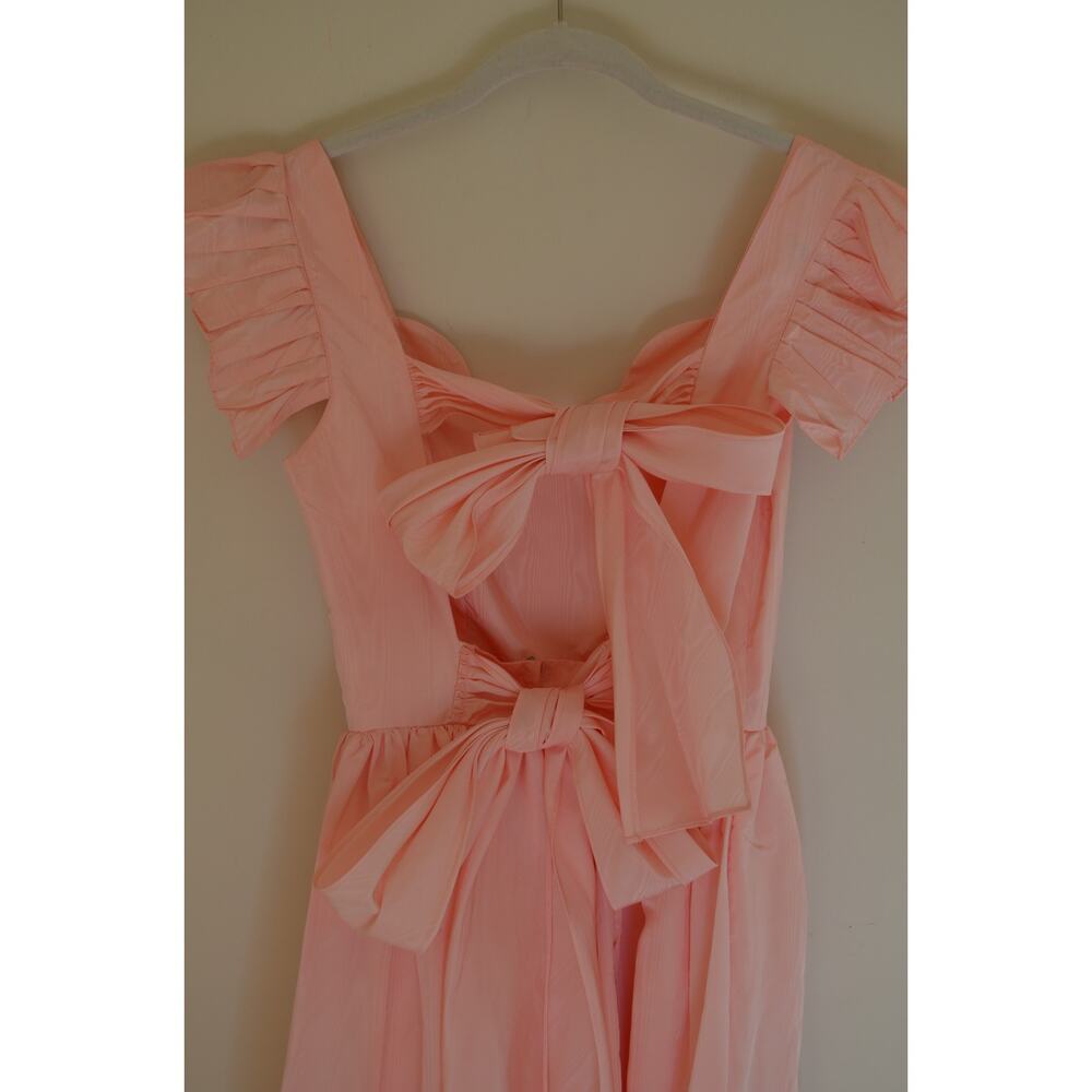 Vintage Pink Taffeta Party Dress Size Small - Picture 9 of 9